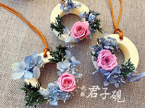 沅林．君子硯
永生花香氛蠟磚DIY